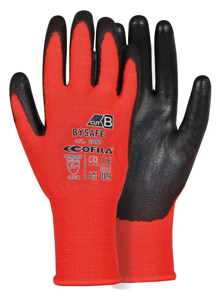 COFRA BYSAFE CRT/PAIO (Rot/Schwarz)