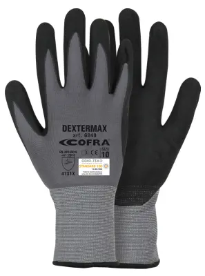 COFRA DEXTERMAX DOZ/PAIO (Grau/Schwarz)
