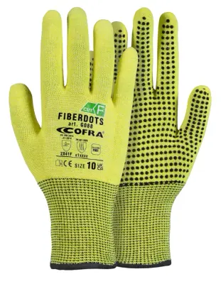 COFRA FIBERDOTS CRT/PAIO (Lime/Schwarz)