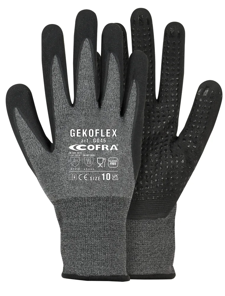 COFRA GEKOFLEX DOZ/PAIO (Grau/Schwarz)