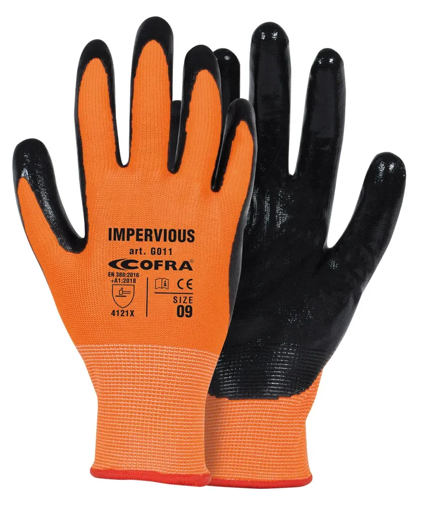 COFRA IMPERVIOUS DOZ/PAIO (Orange/Schwarz)