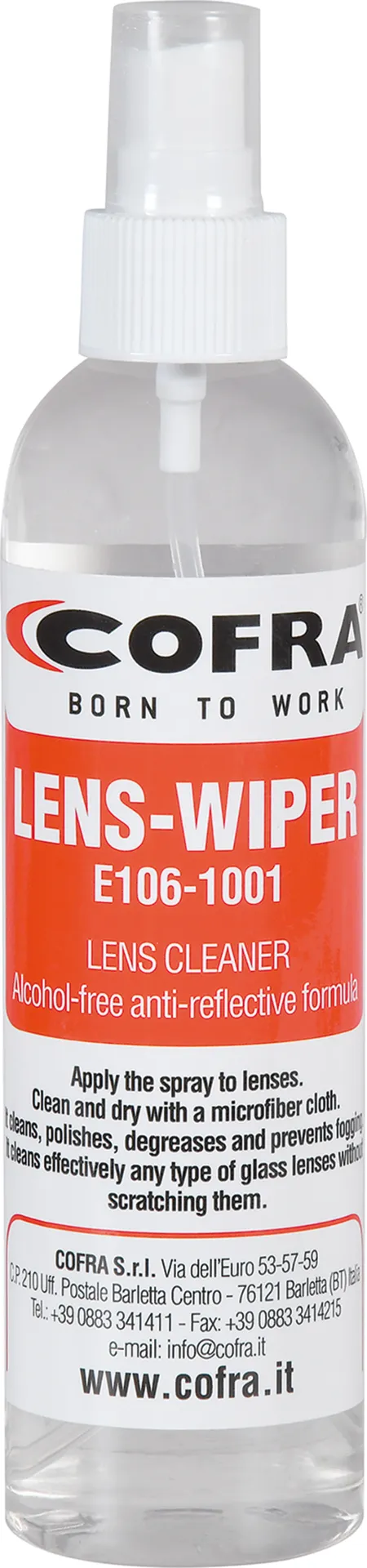 COFRA LENS-WIPER (240 ml) BOX=12 PZ