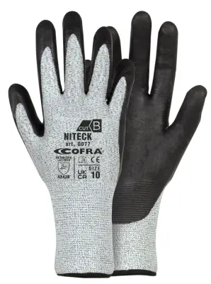 COFRA NITECK CRT/DOZ (Weiß-Schwarz/Schwarz)