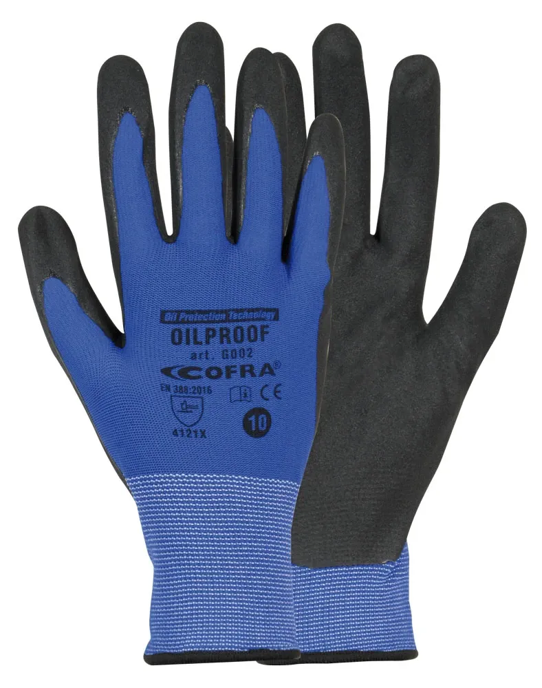 COFRA OILPROOF DOZ/DOZ (Blau/Schwarz)