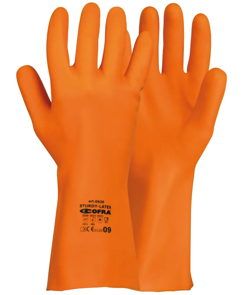 COFRA STURDY-LATEX (Orange) DOZ/PAIO