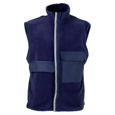 Asatex Einzippbare Fleece-Weste 106WE-UB blau