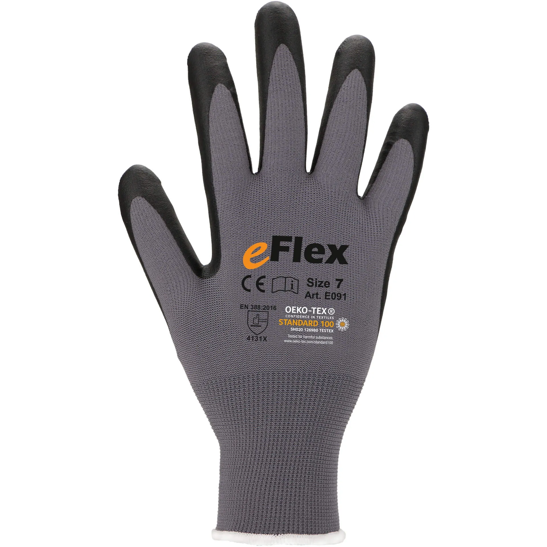 Asatex Feinstrickhandschuh E091 grau