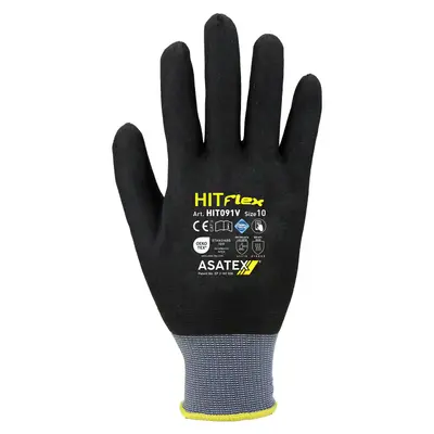 Asatex Feinstrickhandschuh HIT091V schwarz
