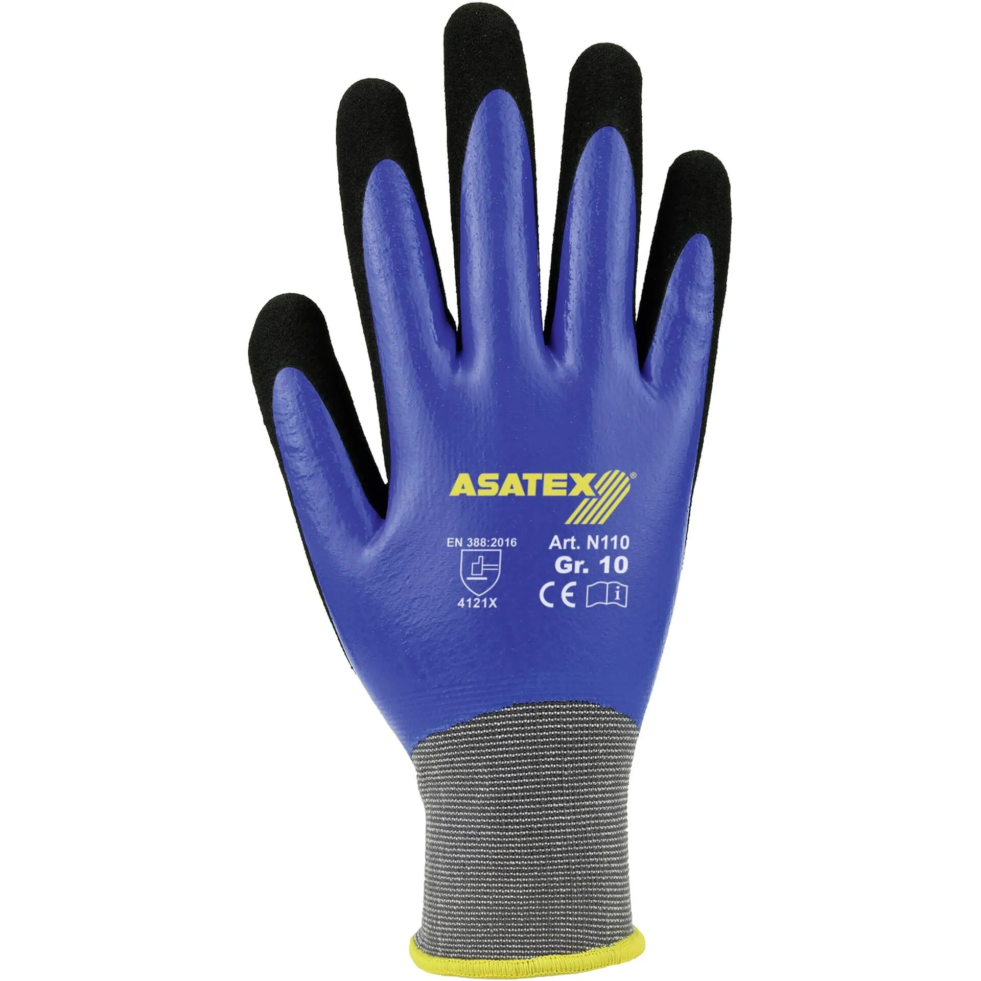 Asatex Feinstrickhandschuh N110 gesandet blau