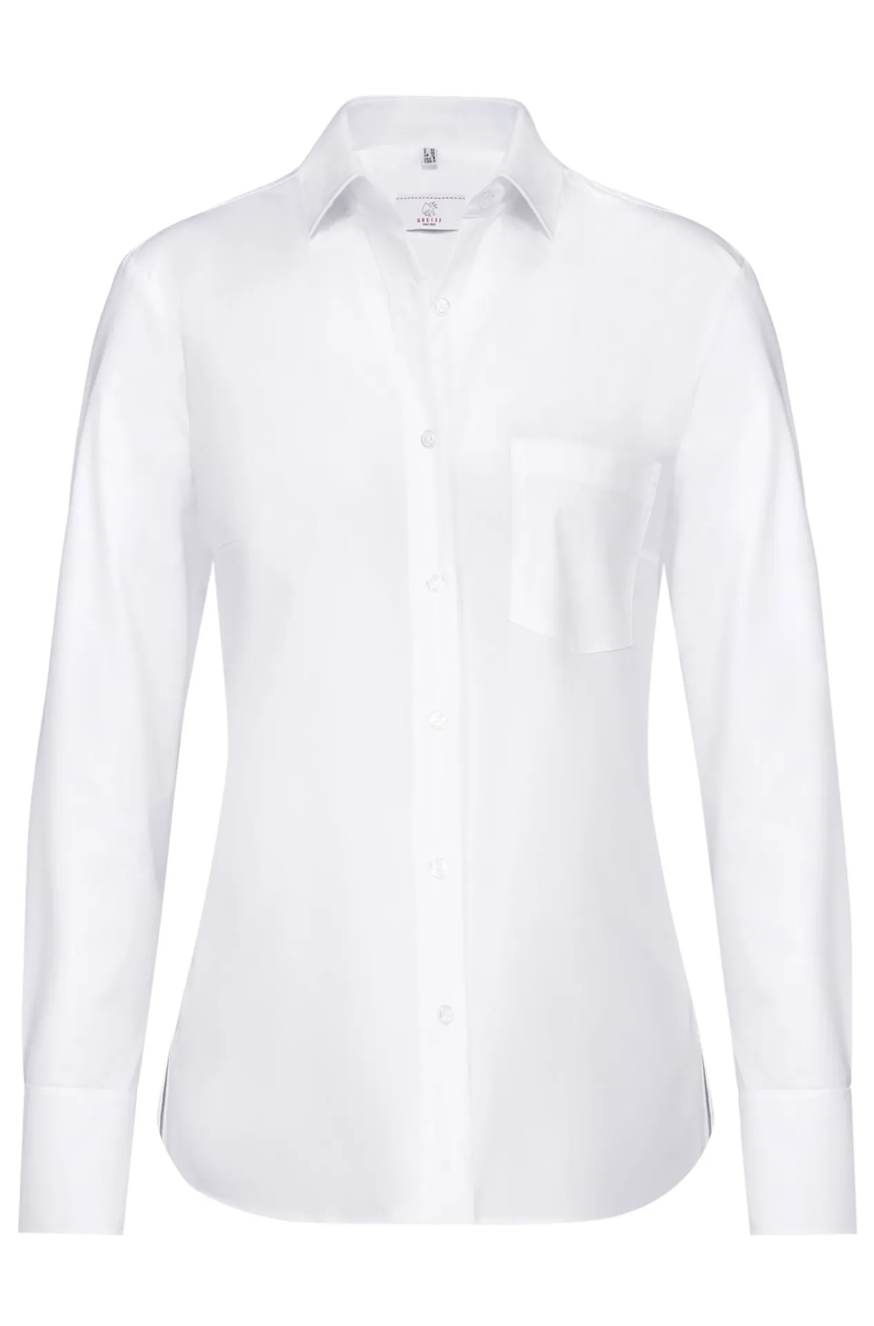 GREIFF Damen-Bluse 1/1 Comfort Fit Basic Weiß (6650-1120)
