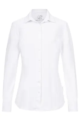 GREIFF Damen-Bluse 1/1 Regular Fit Flow Weiß (65011-1240)