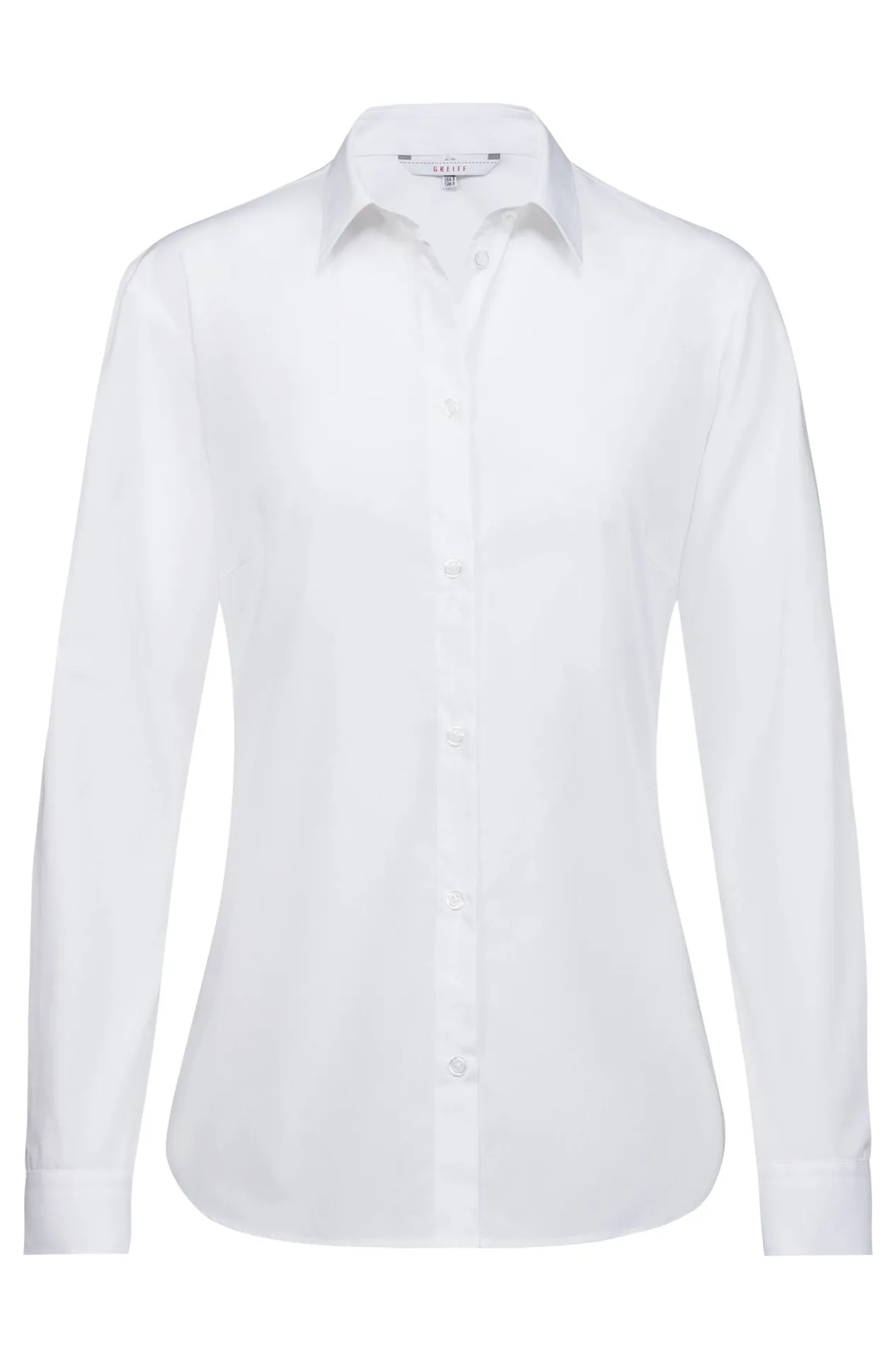 GREIFF Damen-Bluse 1/1 Regular Fit Simple Weiß (6594-1450)
