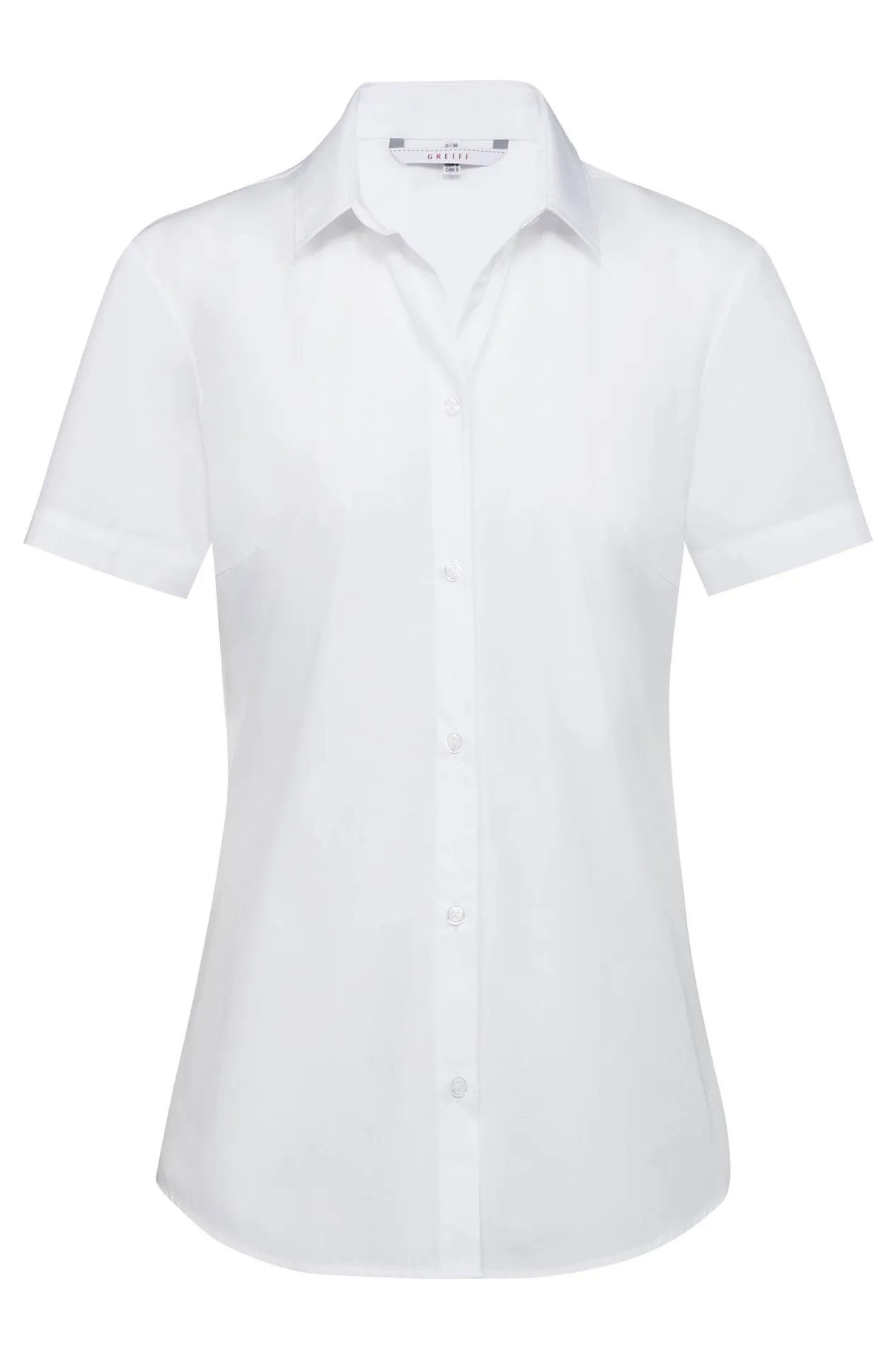 GREIFF Damen-Bluse 1/2 Regular Fit Simple Weiß (6599-1450)