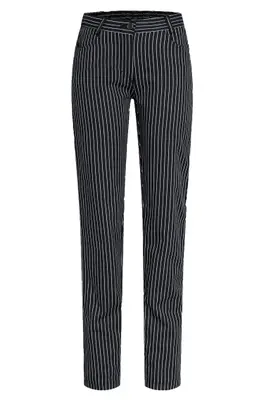 GREIFF Damen-Hose Regular Fit Kitchen S/W gestreift (5319-1800)