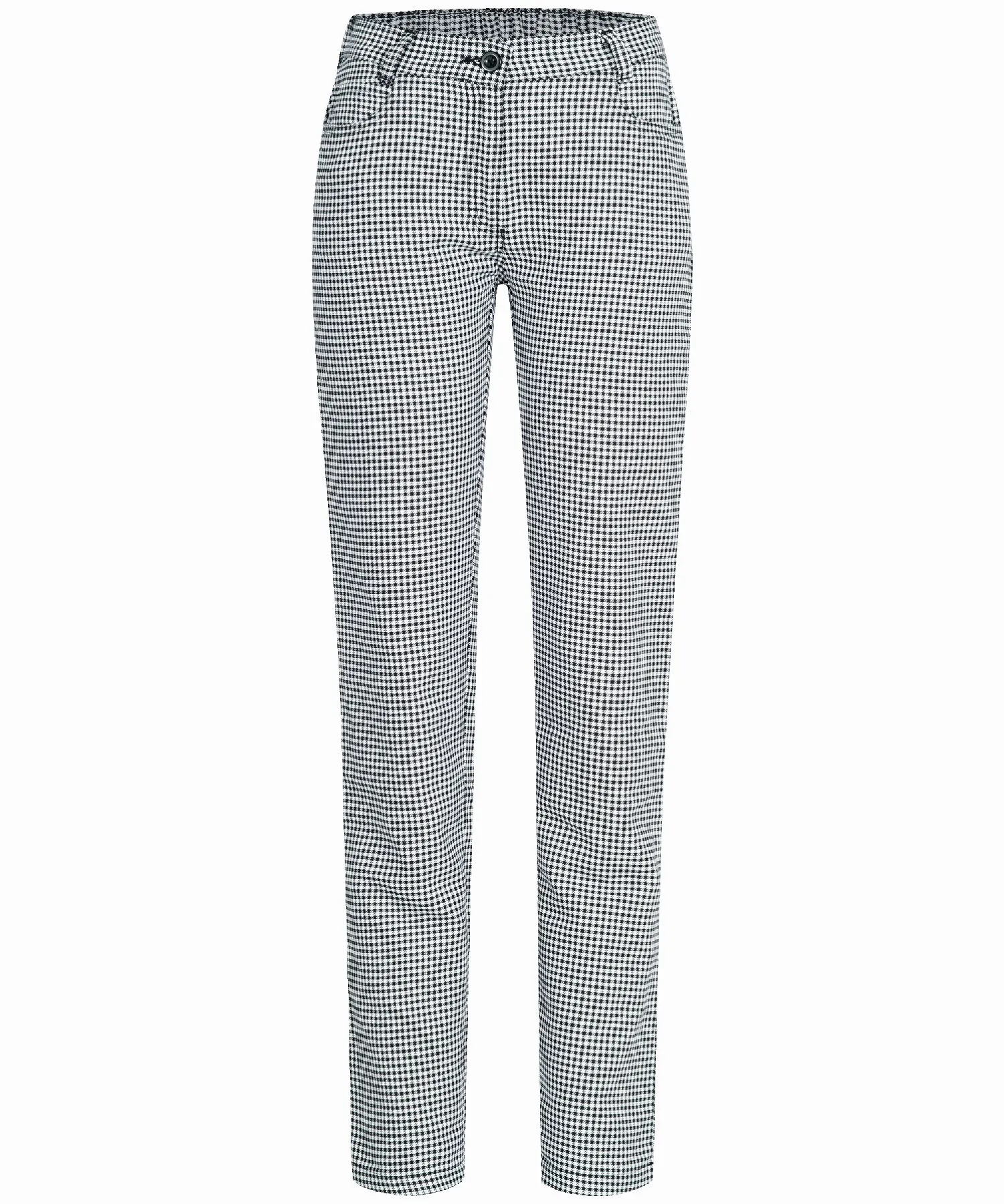 GREIFF Damen-Hose Regular Fit Kitchen S/W Pepita (5319-1855)