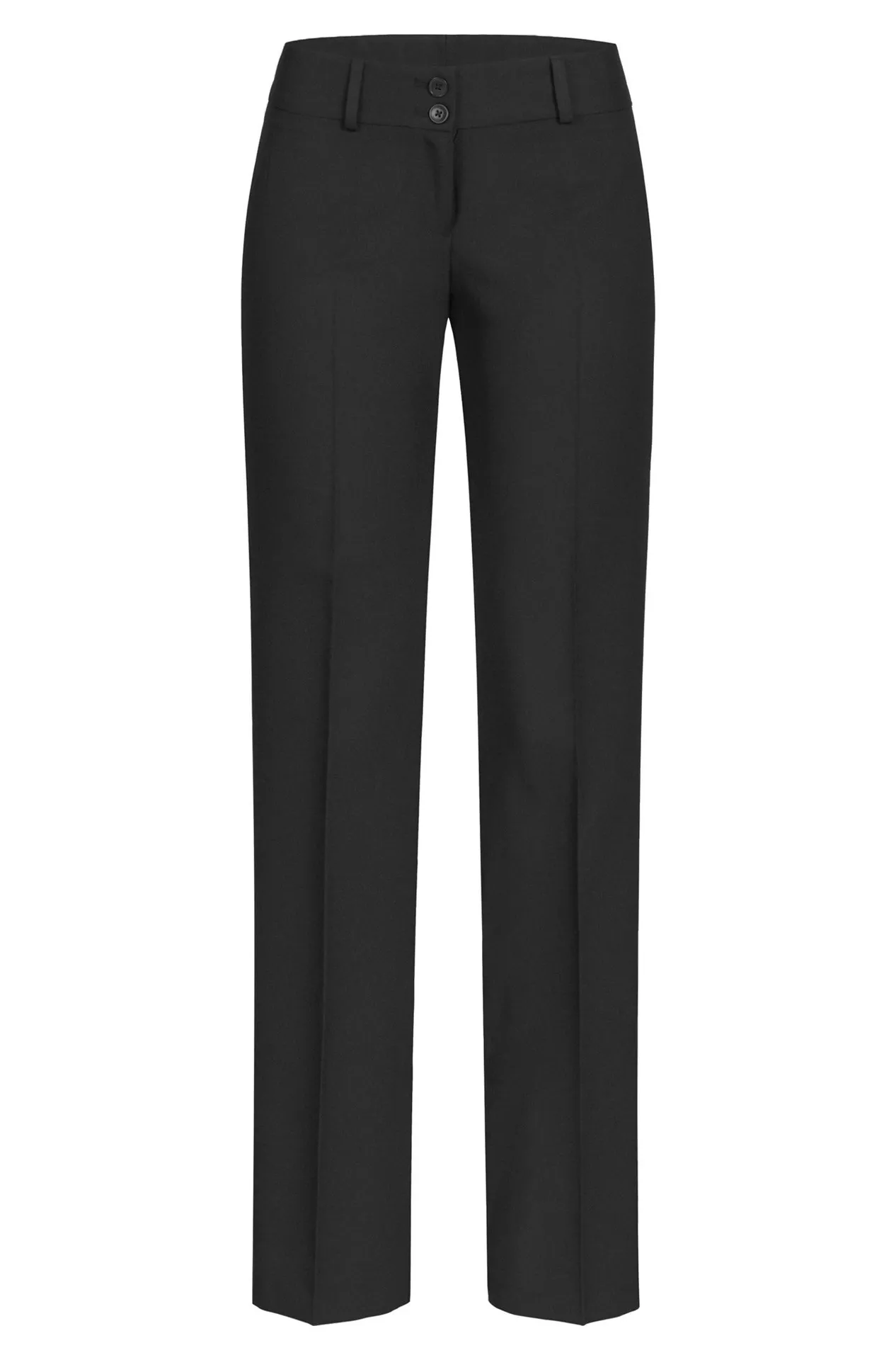 GREIFF Damen-Hose Regular Fit Simple Schwarz (8321-500)