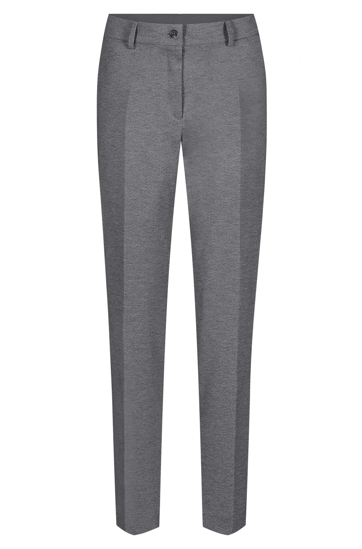 GREIFF Damen-Jerseyhose Regular Fit Casual Hellgrau meliert (13085-2155)