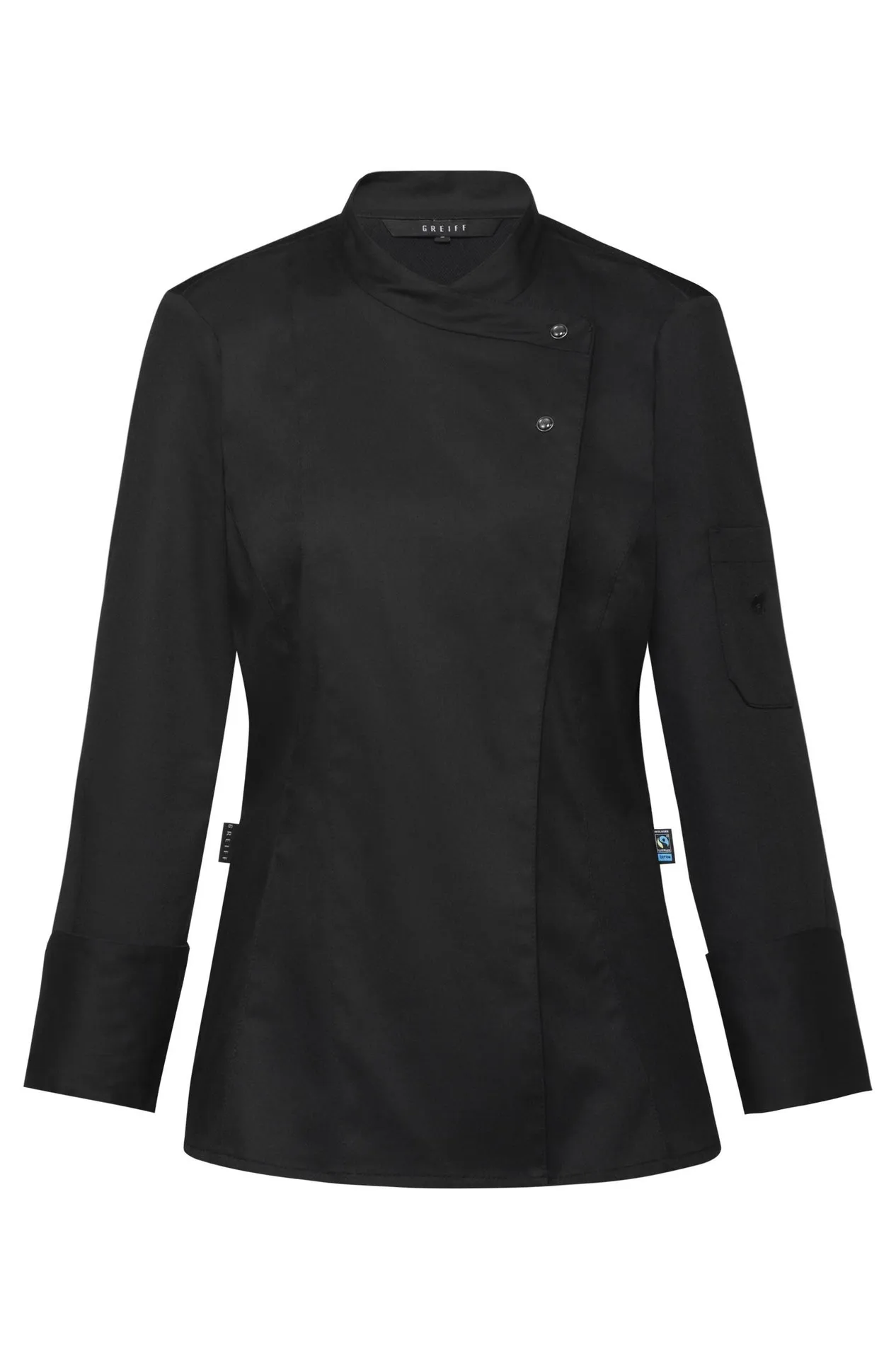 GREIFF Damen-Kochjacke mit Jerseyrücken Regular Fit (5422-6220)