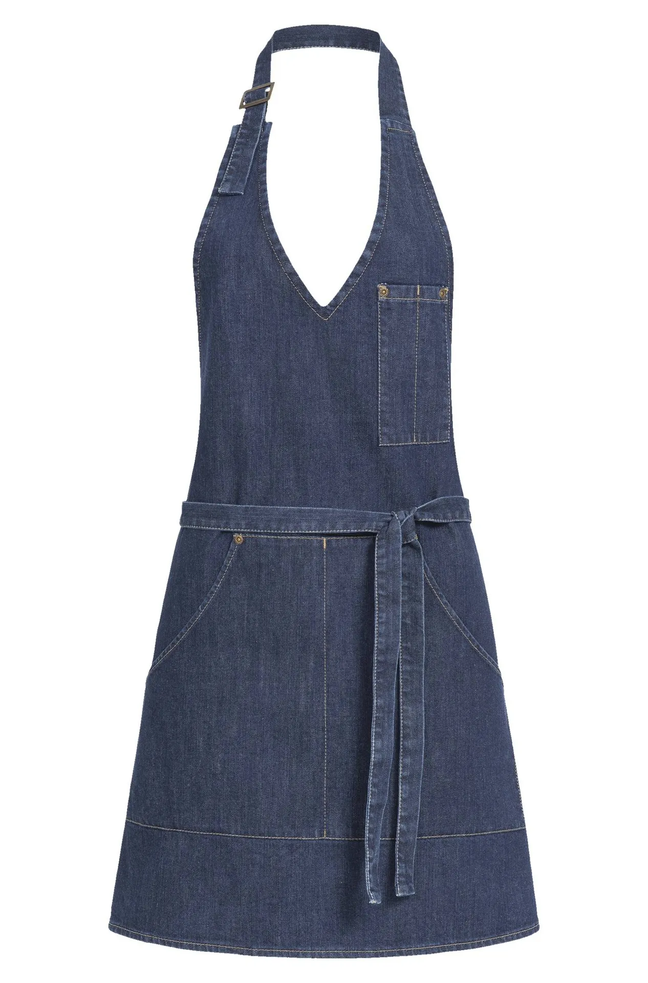 GREIFF Damen-Latzschürze denim 70x61 cm Blue Denim (44117-6900)
