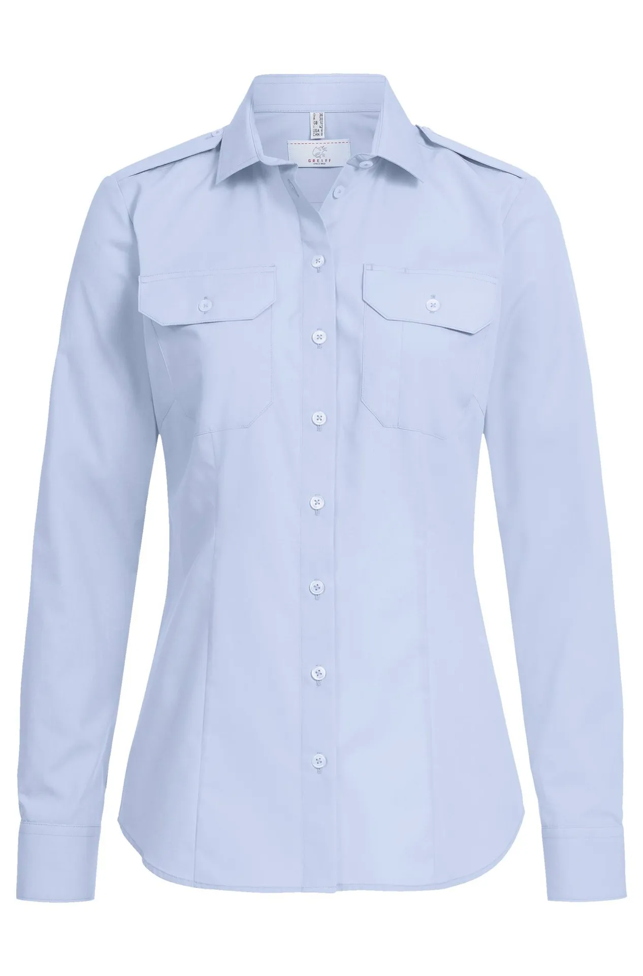 GREIFF Damen-Pilotbluse 1/1 Regular Fit Simple (6570-1450)
