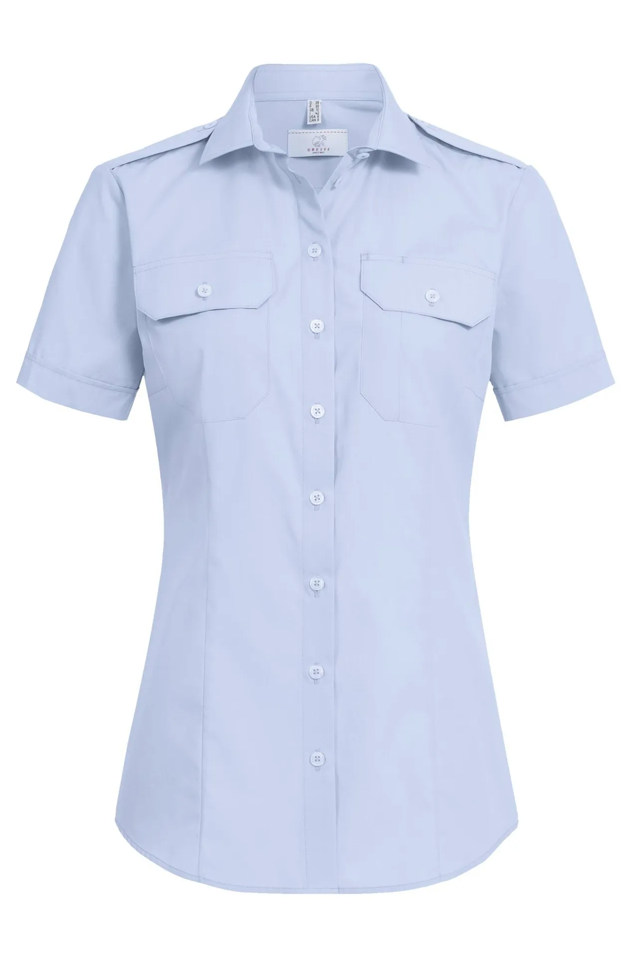 GREIFF Damen-Pilotbluse 1/2 Regular Fit Simple (6571-1450)