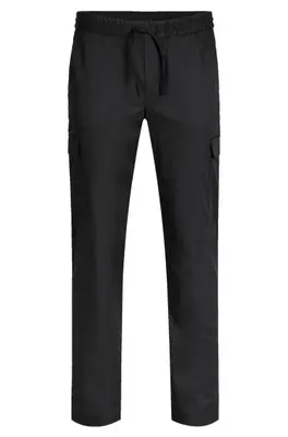 GREIFF Herren-Cargohose Regular Fit Kitchen Schwarz (5336-6220)