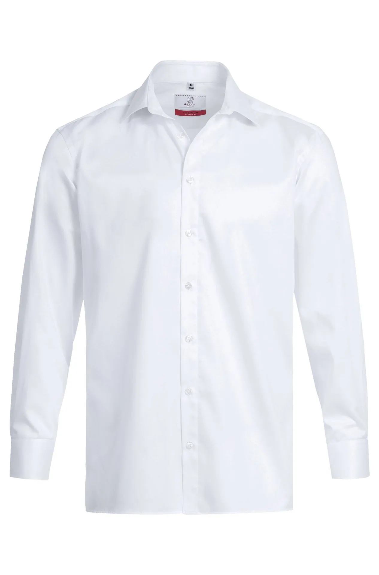 GREIFF Herren-Hemd 1/1 Comfort Fit Premium Weiß (6764-1200)