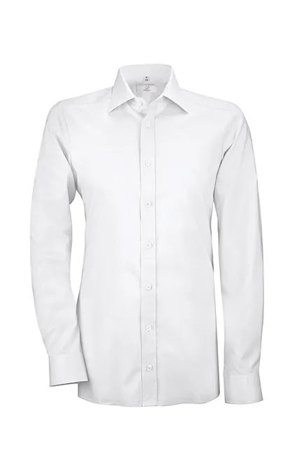 GREIFF Herren-Hemd 1/1 Slim Fit Leasing Weiß (67540-1220)