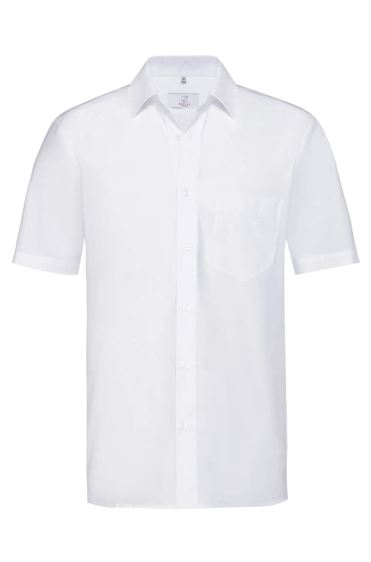 GREIFF Herren-Hemd 1/2 Comfort Fit Basic Weiß (6601-1120)