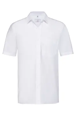 GREIFF Herren-Hemd 1/2 Comfort Fit Basic Weiß (6601-1120)