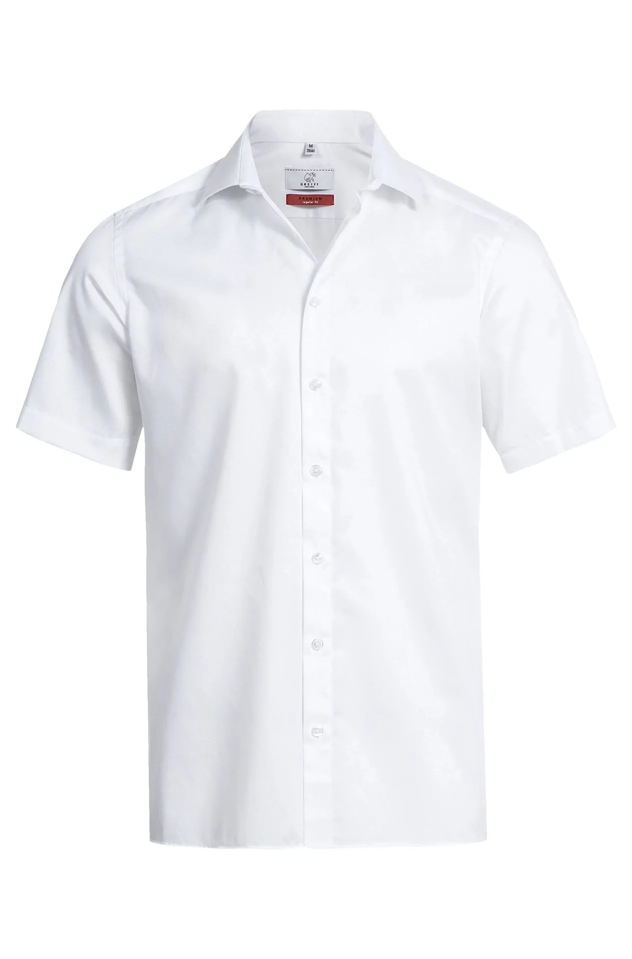 GREIFF Herren-Hemd 1/2 Regular Fit Premium Weiß (6763-1200)