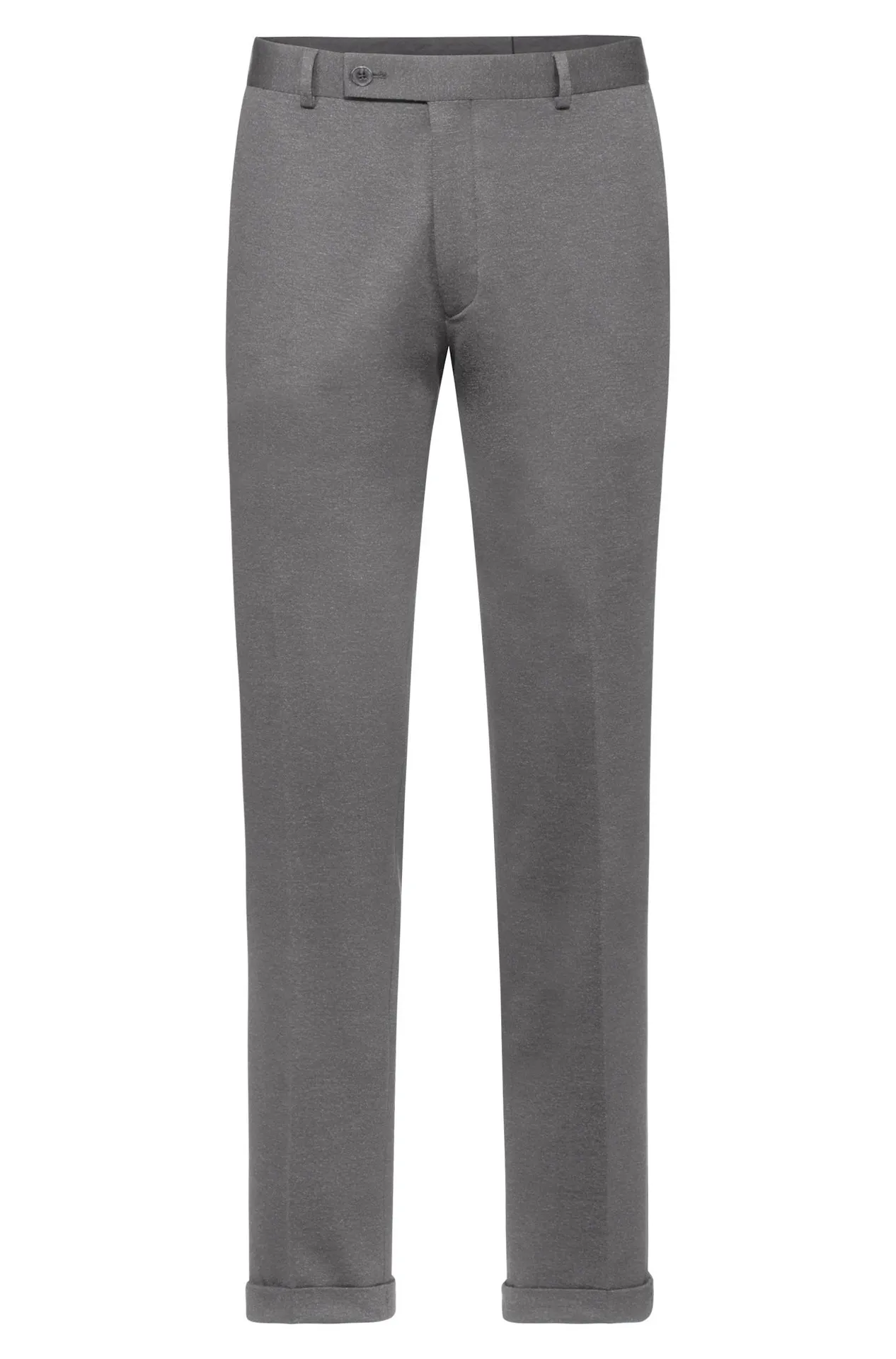 GREIFF Herren-Jerseyhose Regular Fit Casual Hellgrau meliert (1365-2155)