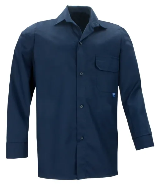 Rensing Hemd Heat+Flame 240 Classic Hydronblau