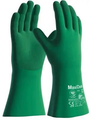 MaxiChem Chemikalienschutz-Handschuhe (76-830) Grün/Grün (2388)