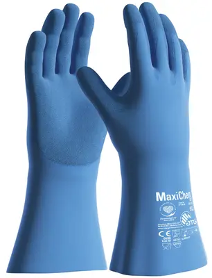 MaxiChem Cut Chemikalienschutz-Handschuhe (76-733) Blau/Blau (2387)
