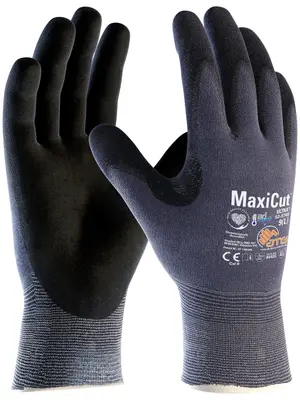 MaxiCut Ultra AD-APT Schnittschutz-Strickhandschuhe (52-3745) Blau/Schwarz (2459)