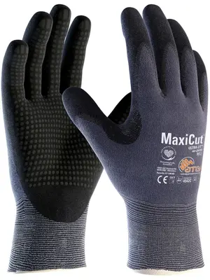 MaxiCut Ultra DT Schnittschutz-Strickhandschuhe (44-3445) Blau/Schwarz (2497)