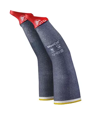 MaxiCut Ultra Schnittschutz-Armstulpe mit Daumen (89-5735T) Blau/Rot (2476)