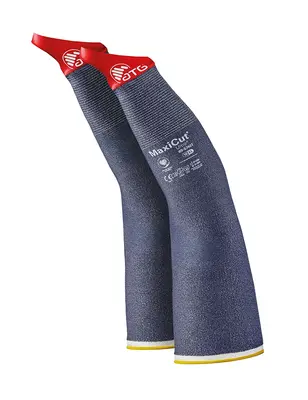 MaxiCut Ultra Schnittschutz-Armstulpe mit Daumen (89-5740T) Blau/Rot (2477)