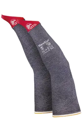 MaxiCut Ultra Schnittschutz-Armstulpe mit Daumen (89-5745CH) Blau/Rot (2473)