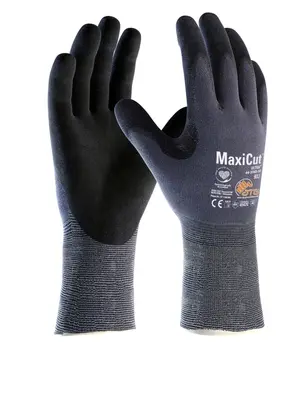 MaxiCut Ultra Schnittschutz-Strickhandschuhe (44-3745-30) Blau/Schwarz (2485)