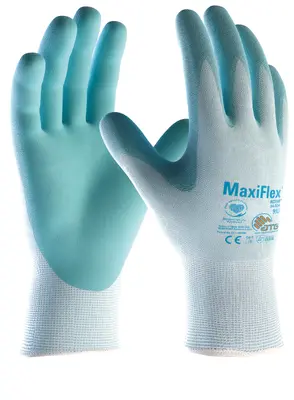 MaxiFlex Active Nylon-Strickhandschuhe (34-824) Hellblau/Hellblau (2460)