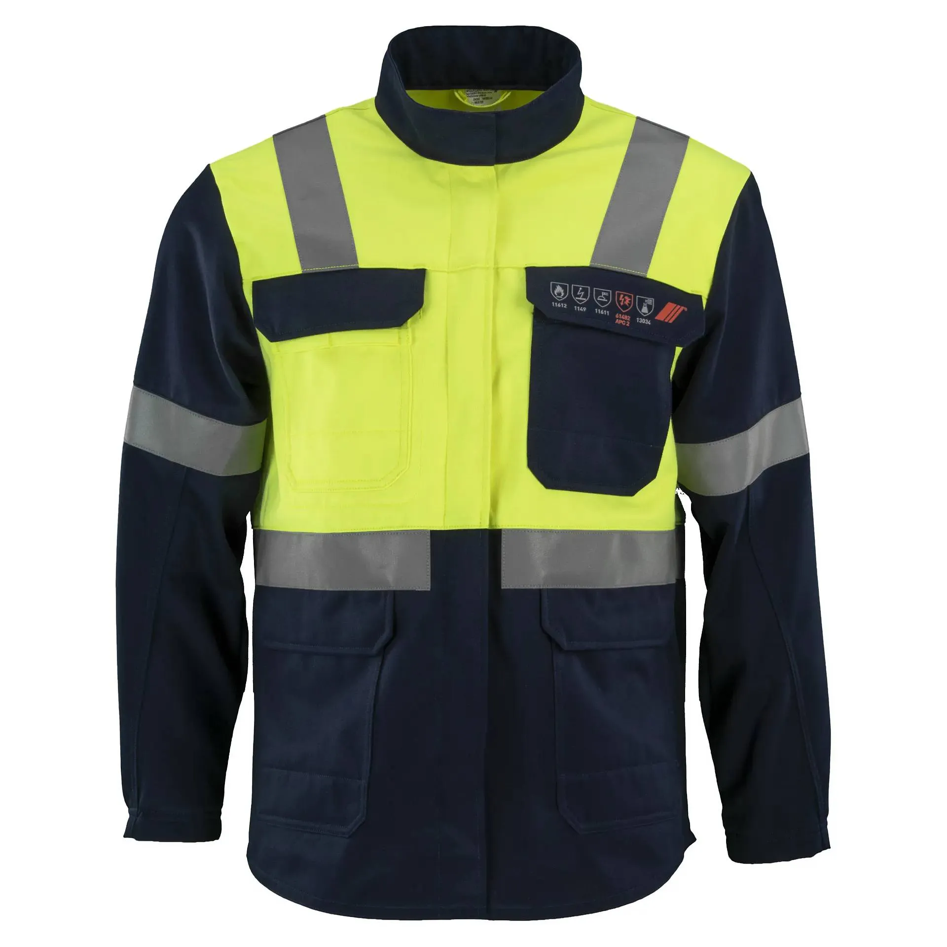 Asatex Multinorm Jacke 94502JAOE APC 2 gelb/blau