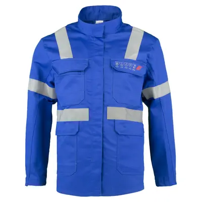 Asatex Multinorm-Jacke DA7525JA01P Langform blau