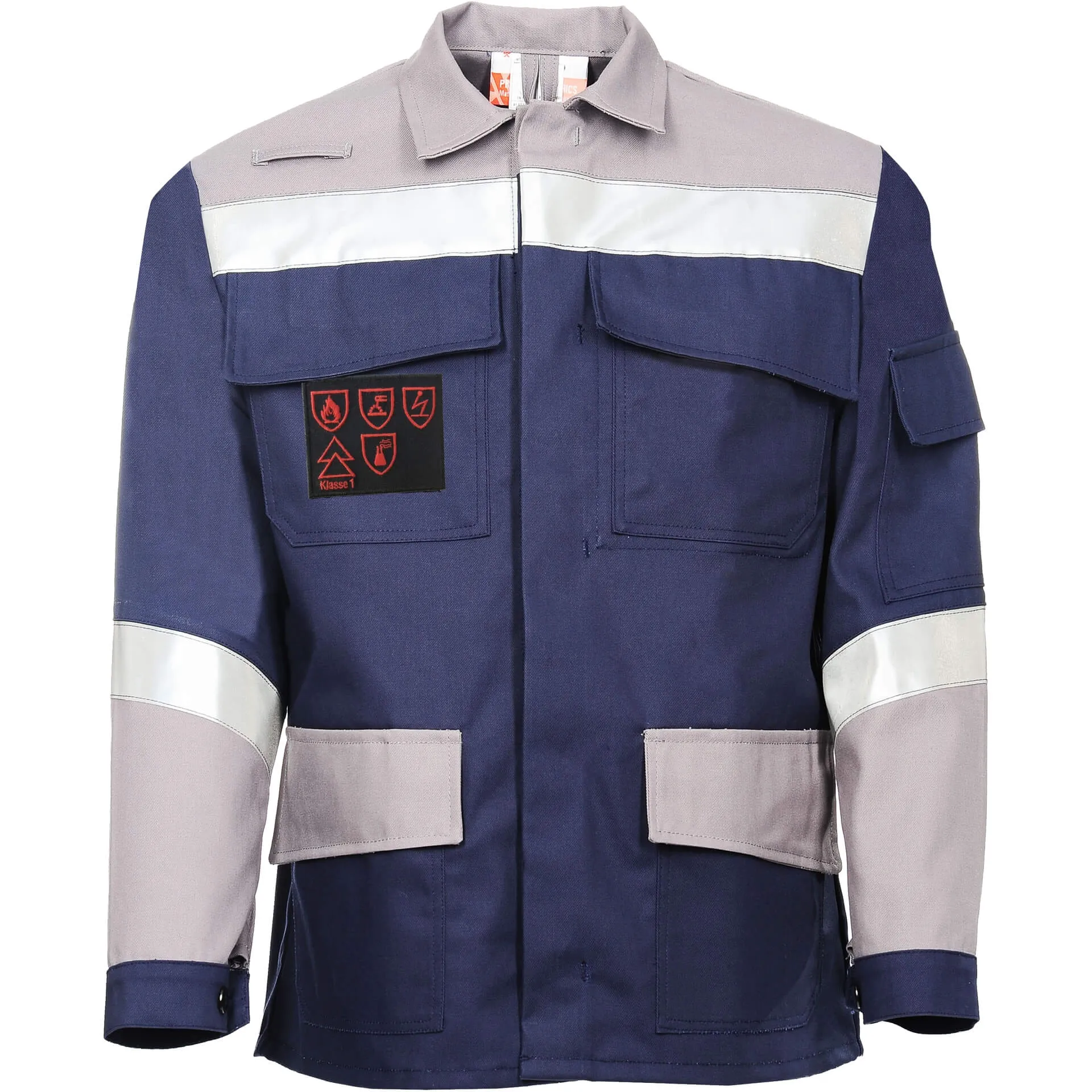 Asatex Multinorm-Jacke MU1JA23 blau/grau