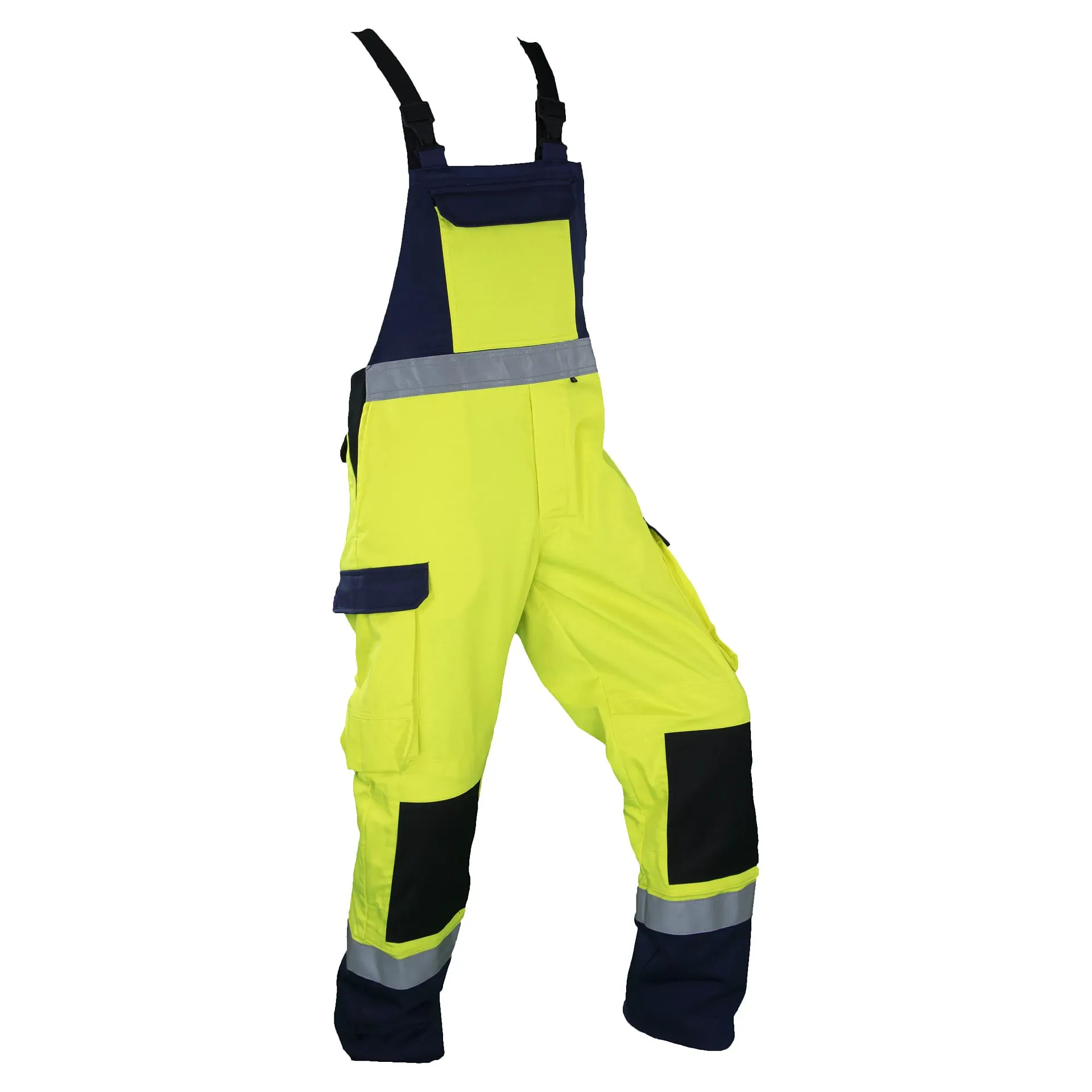 Asatex Multinorm-Latzhose BGLH52 gelb/blau