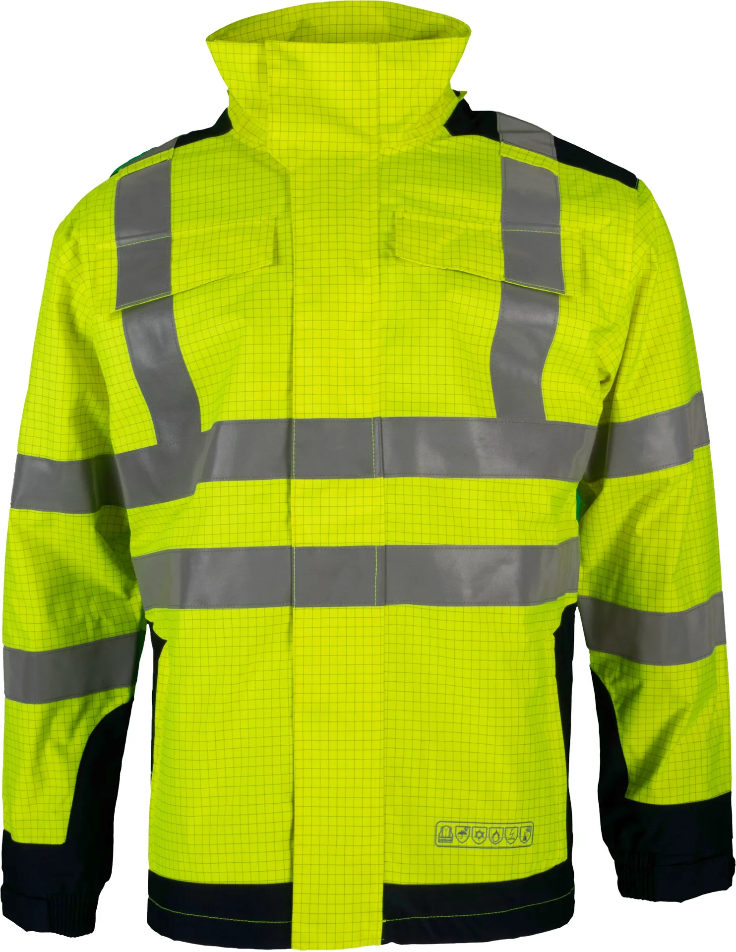 Asatex Multinorm-Parka 3850G gelb/schwarz