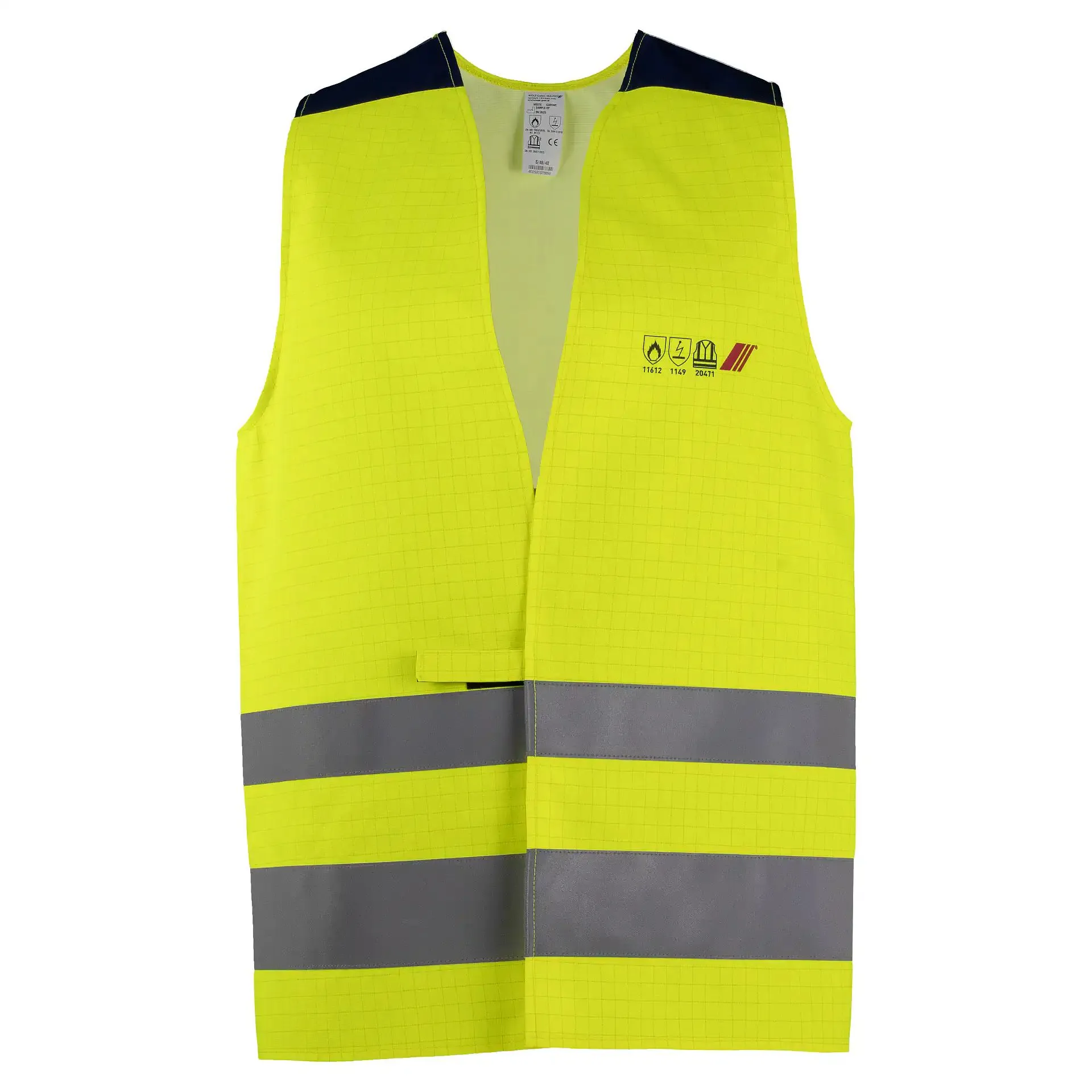 Asatex Multinorm Warnschutzweste 13305WE gelb/blau