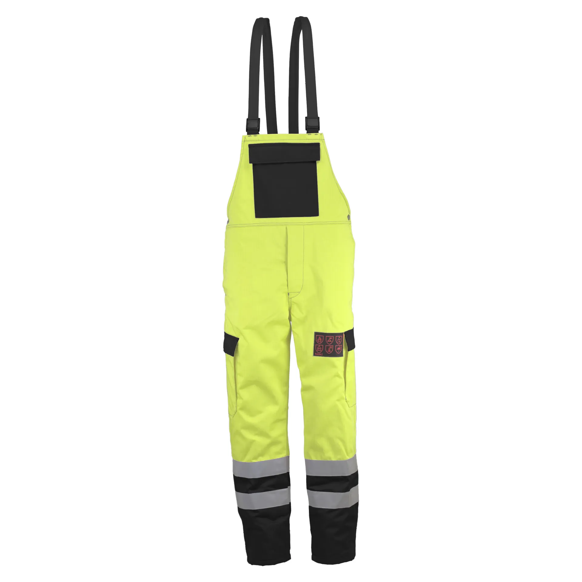 Asatex Multinorm-Wetterschutz-Latzhose BGWELH52 gelb/blau