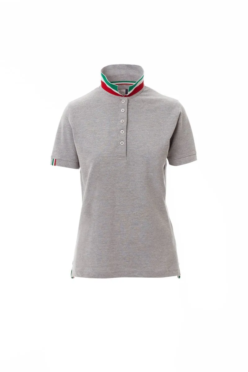 Payper NATION LADY MELANGE Tailliertes Damen-Poloshirt (000914)